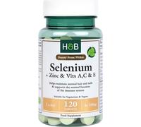 Holland and Barrett Sélénium 100 mcg + Zinc & Vitamines A, C & E