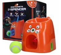 Holland Animal Care Dog Comets Fetch Snackmachine - Jouet à rapporter pour Chien - Jouet pour Chien - À remplir de friandises - Jouet Intelligent pour Chien - Orange - D1spencer Fetch and Treat