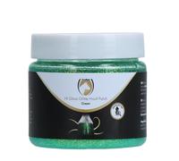 Holland Animal Care Hi Gloss Glitter Hoof Polish - Paillettes pour sabots et pelages - Soin des sabots - Hydratant - Avec pinceau - Sans microplastique - 150 ml - Vert