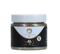 Holland Animal Care Hi Gloss Glitter Hoof Polish - Paillettes pour sabots et pelages - Soin des sabots - Hydratant - Avec pinceau - Sans microplastique - 150 ml - Doré