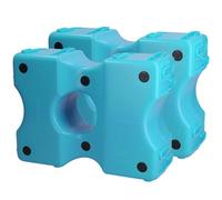 Holland Animal Care Vplast Lot de 2 blocs d'obstacles - Blocs Cavaletti - 40 x 30 x 15 cm - Plastique - Bleu