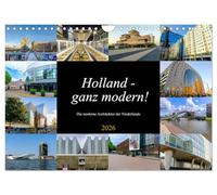 Holland - ganz modern! (Wandkalender 2026 DIN A4 quer), CALVENDO Monatskalender: Die moderne Architektur der Niederlande