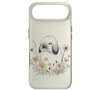 Holland Lop Rabbit Pissenlit Aquarelle Florale pour Amoureux des Lapins Coque pour iPhone Air