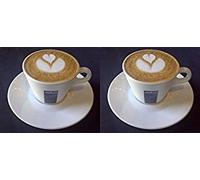 Holland Plastics Original Brand 2 tasses à cappuccino et soucoupes de 155,9 g