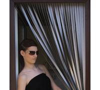 Holland Plastics Rideau de porte original, résistant aux insectes et aux mouches. Idéal pour les caravanes et camping-cars, argenté, largeur 62 cm