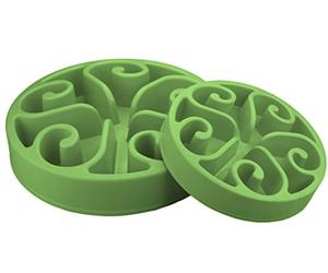 Holland Small Ciotola Rallenta Pasti Eat Slow Live Longer, Verde, 20.5 cm (S)