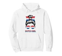 Hollande, Hollande, Fille HOLLANDAISE, Oranje, Lady Meisje, Cheer, National Pride Sweat à Capuche