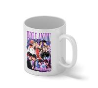 Hollanov Heated Rivalry Coffee Mug - Y2K Vintage MM Hockey Romance BookTok Fan Cup Tasse blanche Café Mug