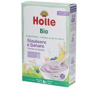 Holle Céréales lait chèvre myrtille banane Bio 200g