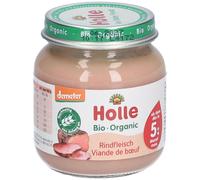 HOLLE Bio Petit pot bébé à la viande de bœuf - Dès le 5 ème mois Aliment 125 g