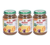 Holle Bio Pot Pomme & Pruneau Set(S) 3x190 g