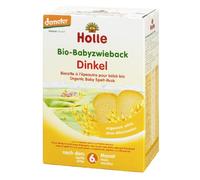 Holle Biscottes à l'Épeautre pour Bébé Biologique 200 g - Lot de 3
