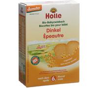 HOLLE Biscottes bio Bébé Épeautre Purée 200 g