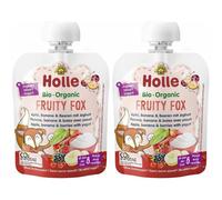 Holle Fruity Fox - Pomme, banane & baies avec yogourt Solution(S) Buvable(S) 2x85 g