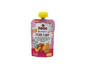 Holle Gourde Pouchy Poire Pêche Framboise Bio +8m 100g