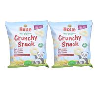 HOLLE Kids Crunchy Snack Riz-Lentilles bio Aliment 2x25 g