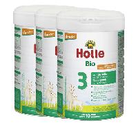Holle Lait de Suite 3 au Lait de Chèvre +10mois 800g Lot de 3