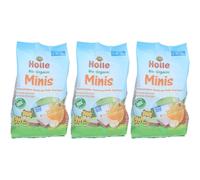 HOLLE Minis Barres aux fruits Banane-Orange bio 3x100 g