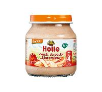 Holle Petit Pot Viande de Poulet Bio +4m 125g