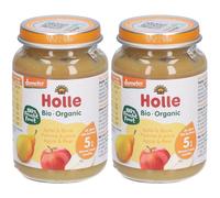 Holle Pomme et poire bio Set(S) 2x190 g