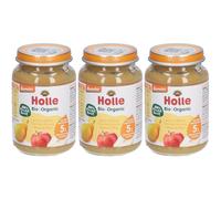 Holle Pomme et poire bio Set(S) 3x190 g