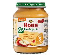 Holle Pomme Pêche Demeter Bio 190g