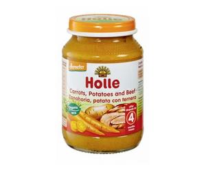 Holle Potito Carotte Pomme de Terre au Boeuf +4M 190g