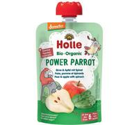 Holle Power Parrot Gourde Poire/Pomme/Épinards Dès 6 Mois Bio 100g