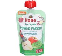 HOLLE Power Parrot Gourde Poire, pomme et épinards bio Purée 100 g