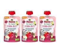 Holle Zebra Beet - Pomme & banane avec betterave rouge Solution(S) Buvable(S) 3x100 g