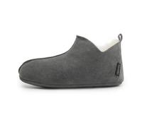 Hollert Femmes & Hommes Mouton Chaussons Bali Gris/Blanc Chaussures avec Laine