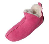 Hollert Femmes & Hommes Peau de Mouton Chaussons Bali Rose Chaussures avec Laine