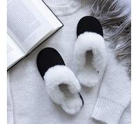 Hollert Femmes Peau de Mouton Chaussons Malibu Chaussons Pantoufles Mérinos