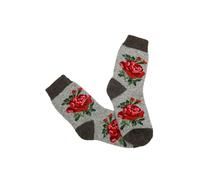 Hollert Mérinos Chaussettes de Laine Bavière Modèle 2 Pratique Chaud Motif Fleur