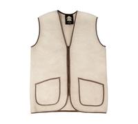 Hollert Unisexe Gilet de Laine Beka Anthracite En Mérinos avec Fermeture Éclair