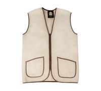 Hollert Unisexe Gilet de Laine Beka Anthracite En Mérinos avec Fermeture Éclair