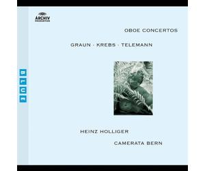 Holliger - Graun, Krebs, Telemann: Oboe Concertos