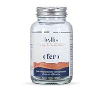 Hollis | Complément alimentaire Fer | 60 gélules | Sans troubles digestifs