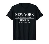 Hollis New York est ma nationalité et mon origine ethnique T-Shirt