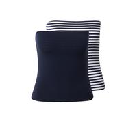 HOLLISTER Haut 'TAYLOR' bleu marine / blanc, Taille S