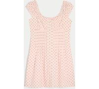 Hollister Mini robe Hollister boutonnée Pink Polk Dot M (EU 40-42)