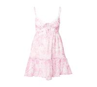 HOLLISTER Robe d’été 'BARE FESTIVAL' vert pastel / rose / rose / blanc, Taille 36