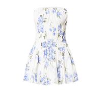 HOLLISTER Robe d’été bleu / vert pastel / vert foncé / blanc, Taille 38