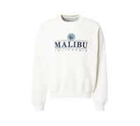 HOLLISTER Sweat-shirt 'DESTINATION' crème / bleu marine / turquoise / noir, Taille XS