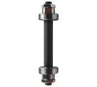 Hollow Bicycle Axle Kit Steel 10.8cm Front 14.5cm Rear(Front) | Front 108mm, rear 145cm length, 9mm diameter, steel build, hollow design for weight