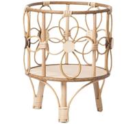 Hollow Flower Rack Desktop Flower Pot Rack Balcony Floral Decoration Hand Woven Imitation Vine Flower Rack(M)
