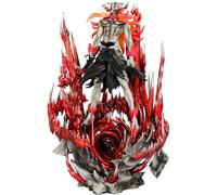 Hollow Ichigo Figurine Horned Ichigo Action Figurine Anime Ulquiorra Cifer/Black Wing Ulquiorra Figurines avec modèle de base, position de combattant, Sculpture avec base Objets de collection