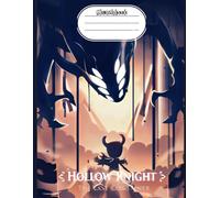 Hollow knight fight with shadow Sketchbook: 8.5x11 inches, 110 pages, White paper, Blank Pages, Sketch, Doodle and Draw