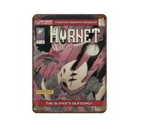 Hollow Knight Poster rétro en métal pour magazine de jeux vidéo - Décoration murale - 30 x 40 cm