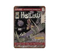 Hollow Knight Poster rétro en métal pour magazine de jeux vidéo - Décoration murale - 30 x 40 cm